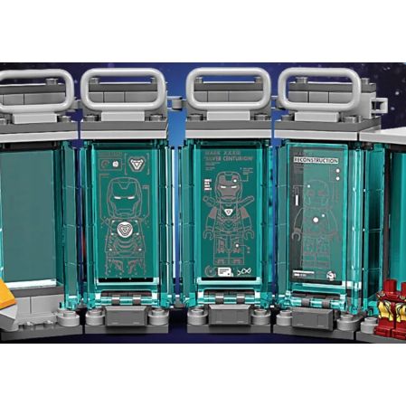 LEGO Marvel Zbrojownia Iron Mana 76216 496 el. 7+
