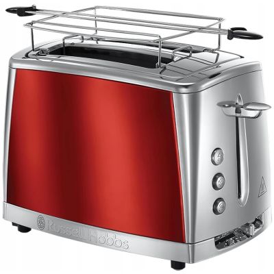 Toster Russell Hobbs Luna Solar 23220-56 Ruszt Regulacja Czerwony