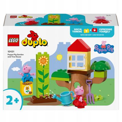 LEGO DUPLO Ogród i domek na drzewie Peppy 10431 2+ 20 elementów