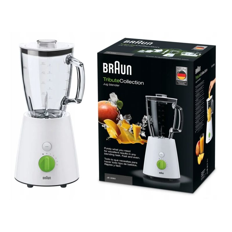 Blender kielichowy Braun JB 3060 WH 800W TURBO