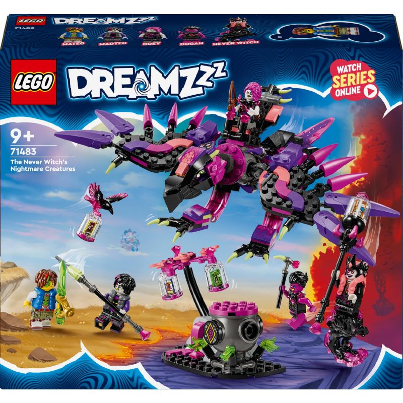 ELTOMO5'9 未使用品 LEGO DREAMZzz Stwory z koszmarów Nigdywiedźmy 71483 9+ 457 elementów