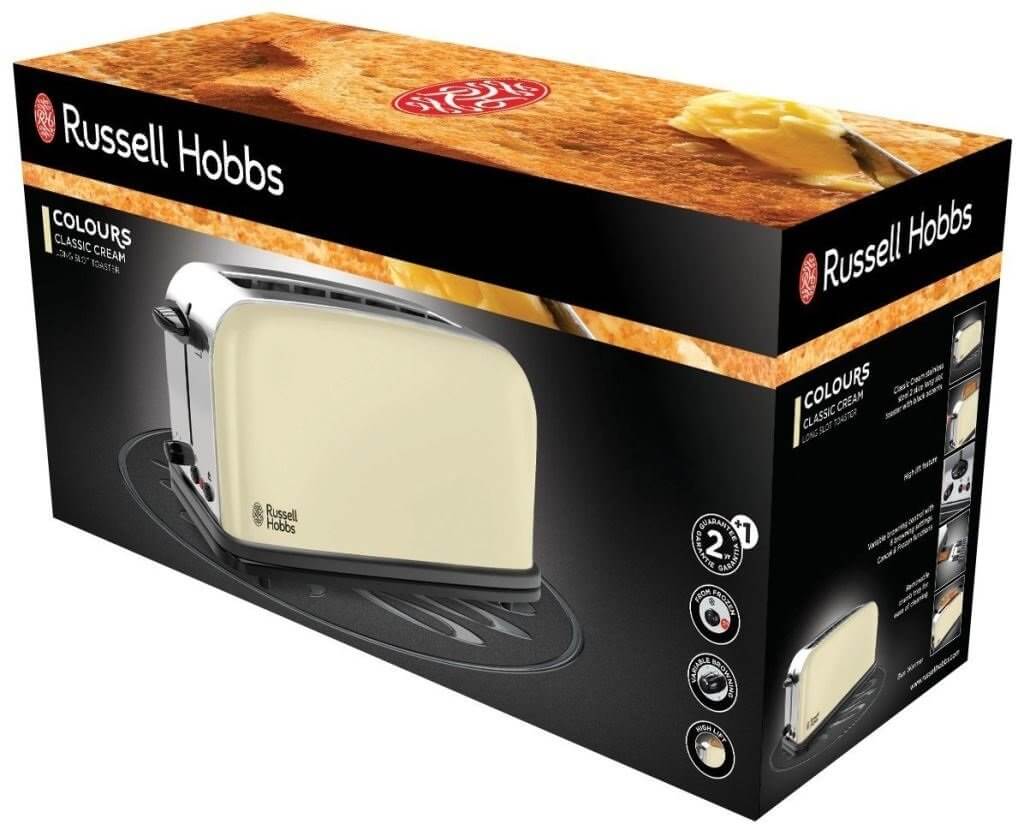 Toster Russell Hobbs Colours Classic Cream Long Slot 21395-56